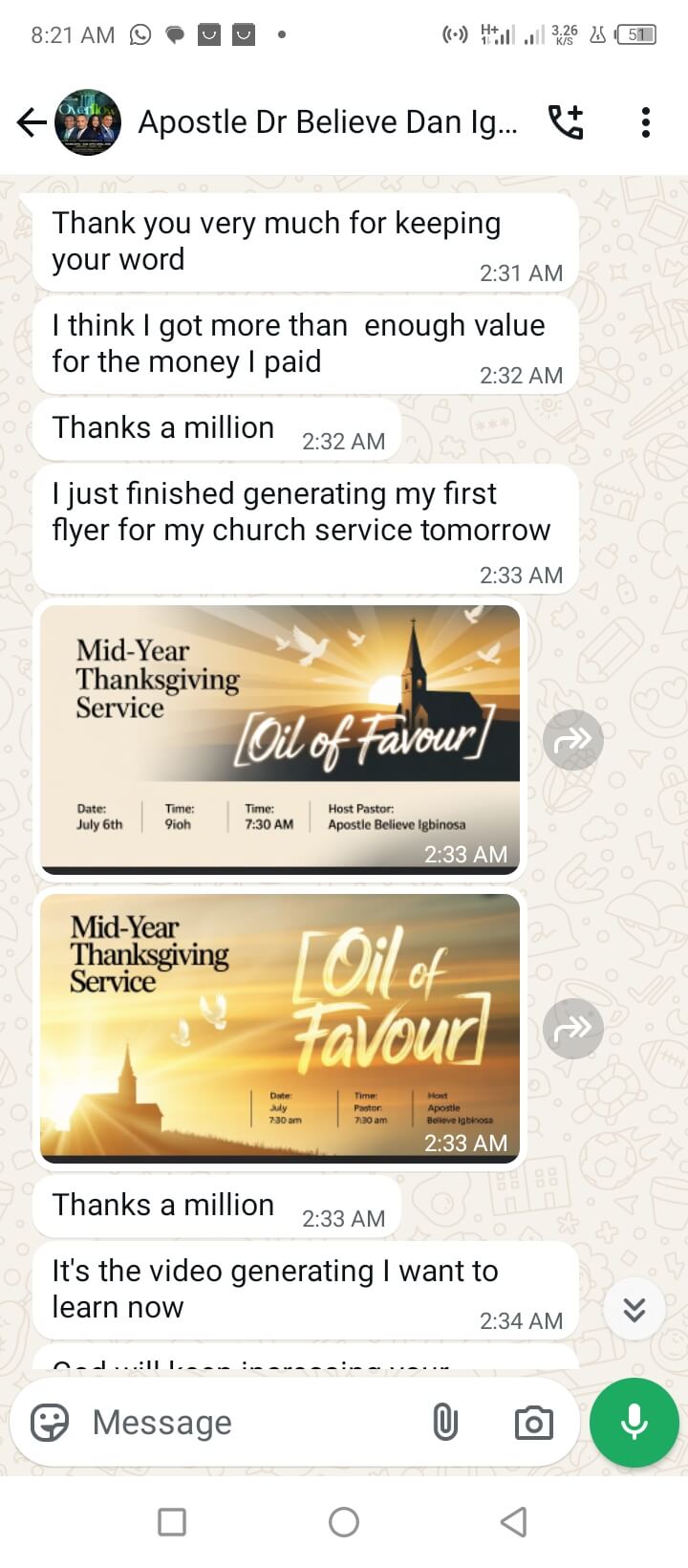 AI Evangelism Testimonial 1